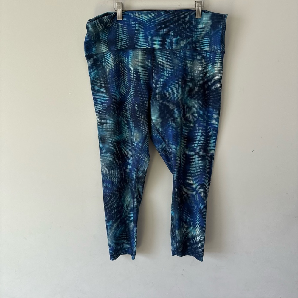 lululemon athletica Blue Multi-Pattern High-Rise capri leggings - Picture 4 of 9